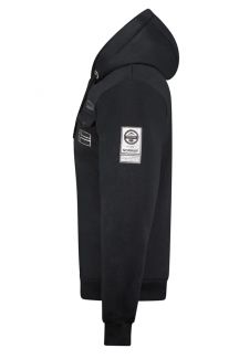 Vetoketjullinen huppari GEOGRAPHICAL NORWAY GUESSY-Black