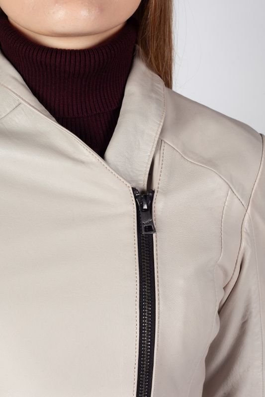 Nahkatakki MAURITIUS 1102-0019-ivory