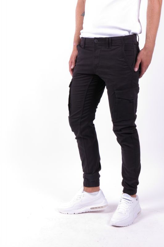 Cargo housut JACK & JONES 12139912-Black