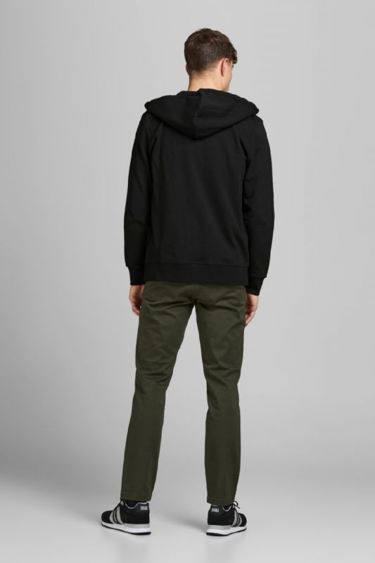 Vetoketjullinen huppari JACK & JONES 12181901-Black