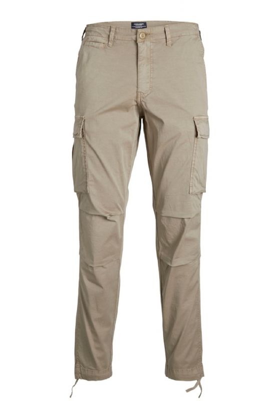 Cargo housut JACK & JONES 12216664-Dune-SOLID