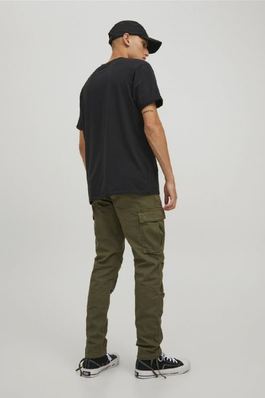 Cargo housut JACK & JONES 12216664-Olive-Night