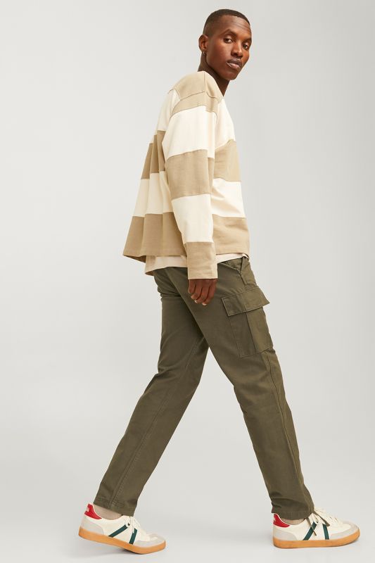 Cargo housut JACK & JONES 12258150-Olive-Night