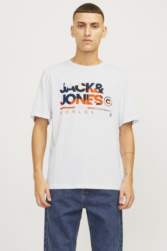 T-paita JACK & JONES 12287689-White