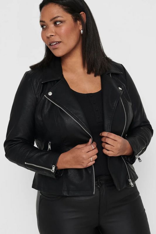 Nahkatakki ONLY CARMAKOMA 15183380-Black