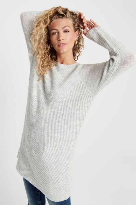 Neulottu mekko ONLY 15196724-LG-Melange