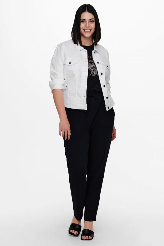 Farkkutakki ONLY CARMAKOMA 15237814-White