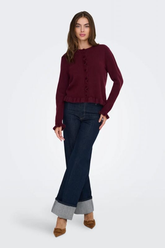 Neuletakki JACQUELINE DE YONG 15363485-Maroon-Banner