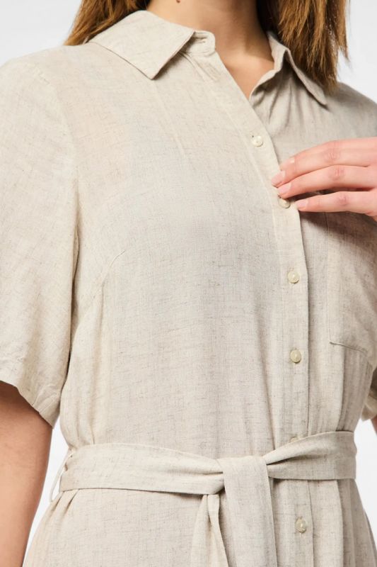 Vapaa-ajan mekko PIECES 17152063-Birch-MELANGE