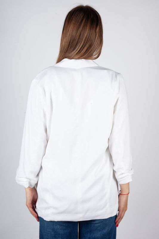 Pikkutakki PIECES 17154738-Bright-White