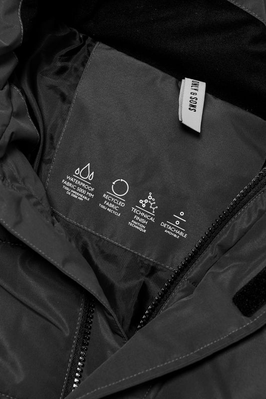 Talvitakki ONLY & SONS 22019598-Black