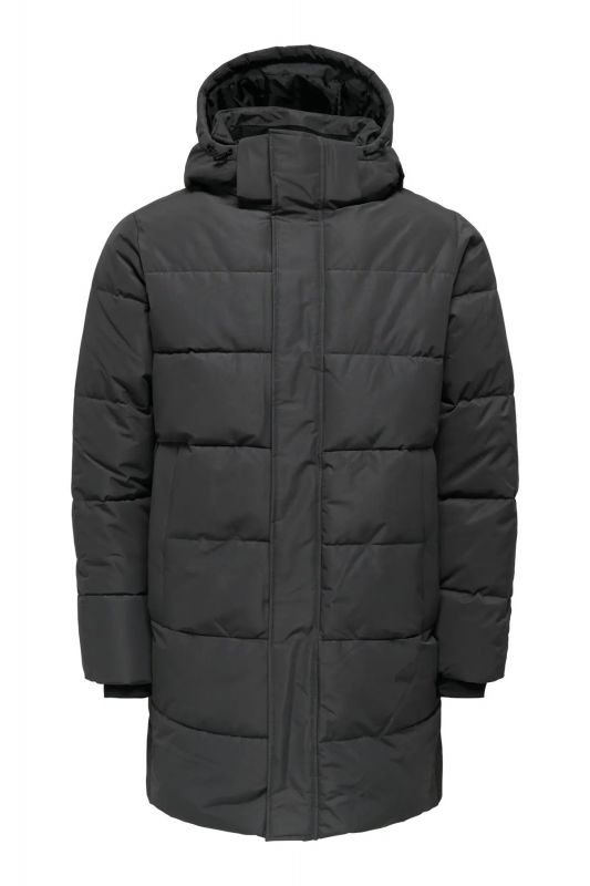 Talvitakki ONLY & SONS 22020156-Grey-Pinstrip