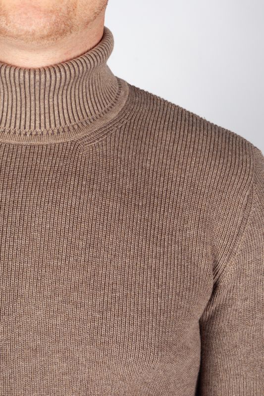 Korkea kaulus villapaita MCL 33811-TOPRAKMELANJ