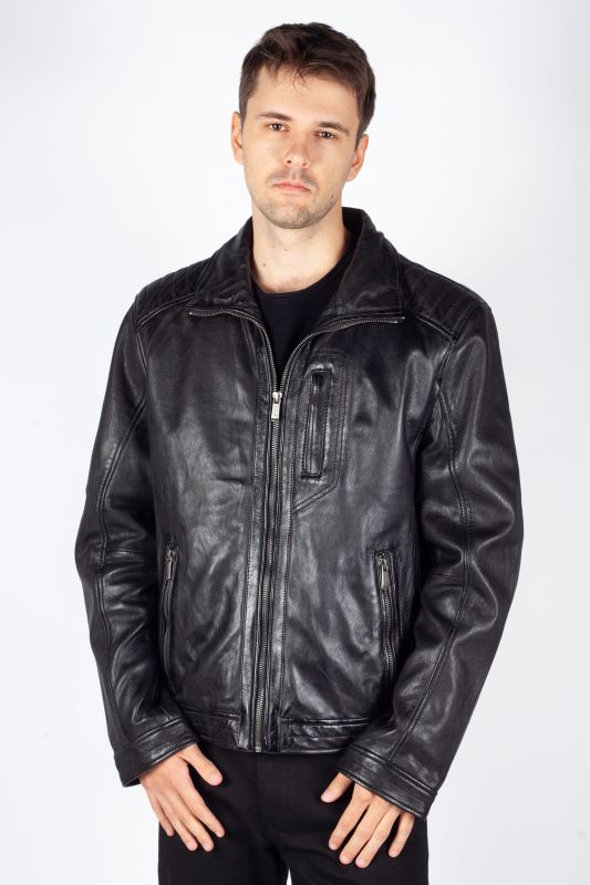 Nahkatakki DEERCRAFT 3701-0154-black