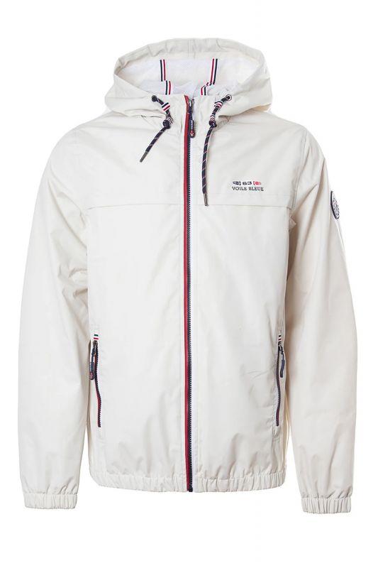 Tuulitakki VOILE BLEUE AMARRE-WHITE-SAND