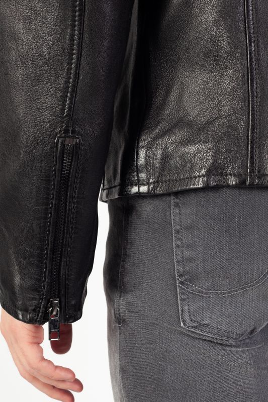 Nahkatakki DEERCRAFT DMKaris-LANIV-black