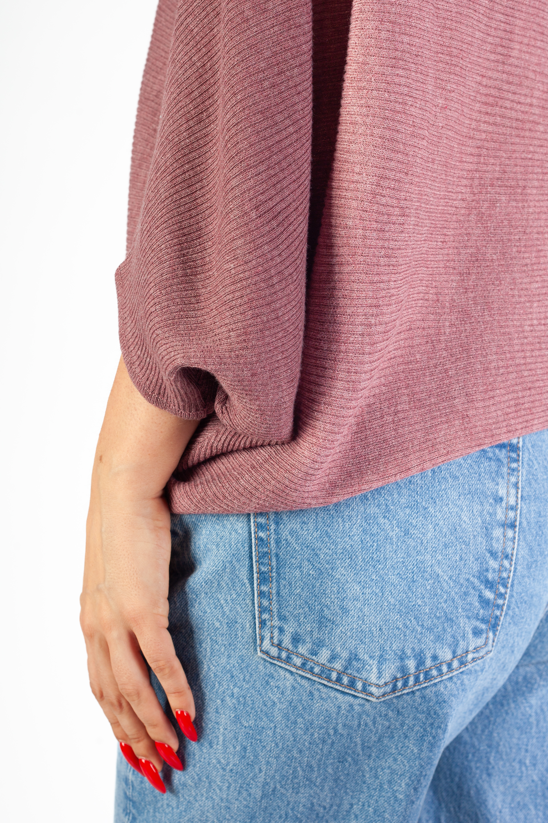 Megztinis JACQUELINE DE YONG 15181237-Wistful-Mauve