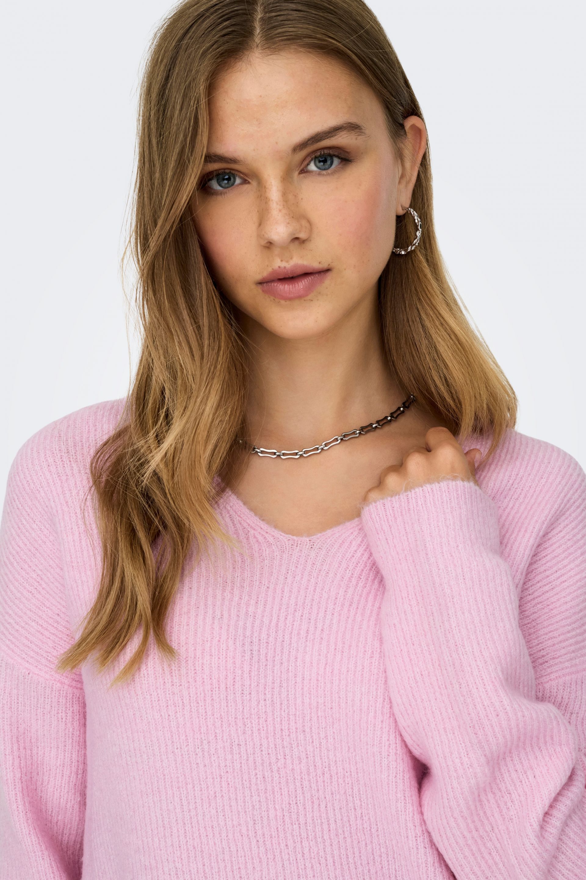 Megztinis ONLY 15204588-Pink-Lady