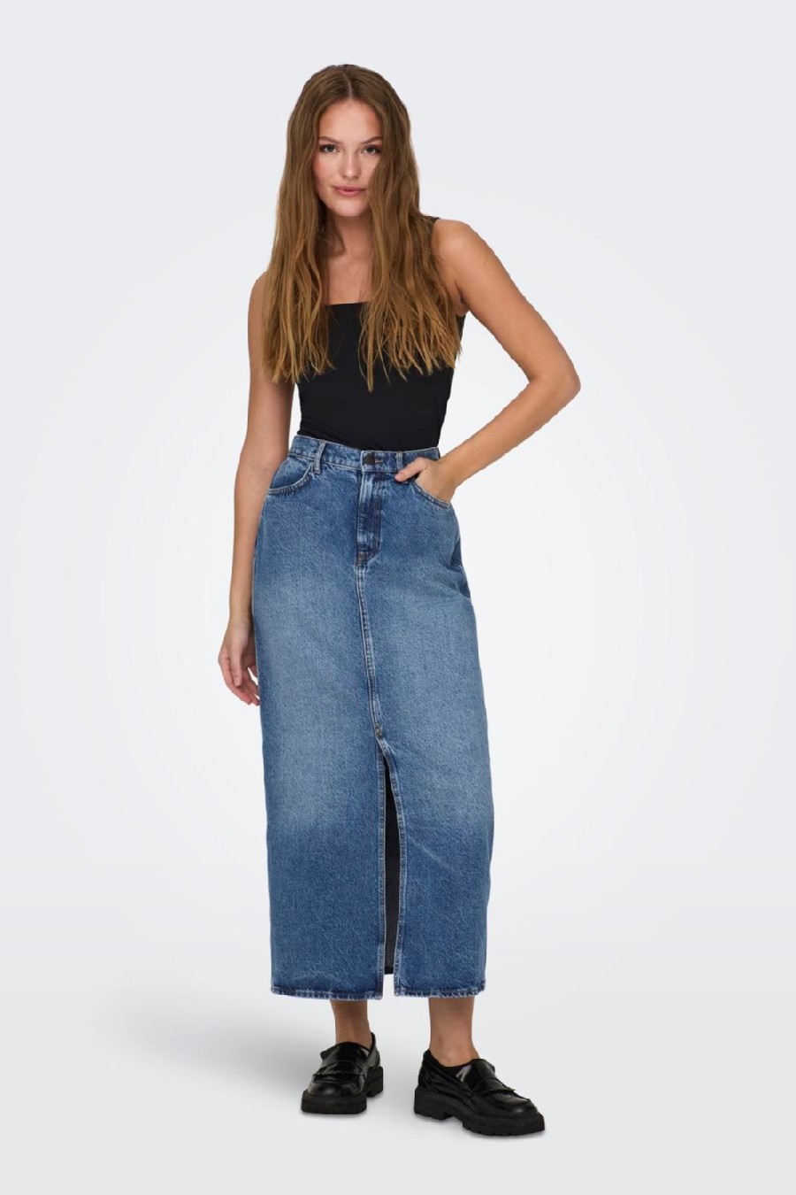 Džinsinis sijonas ONLY 15320571-Medium-Blue