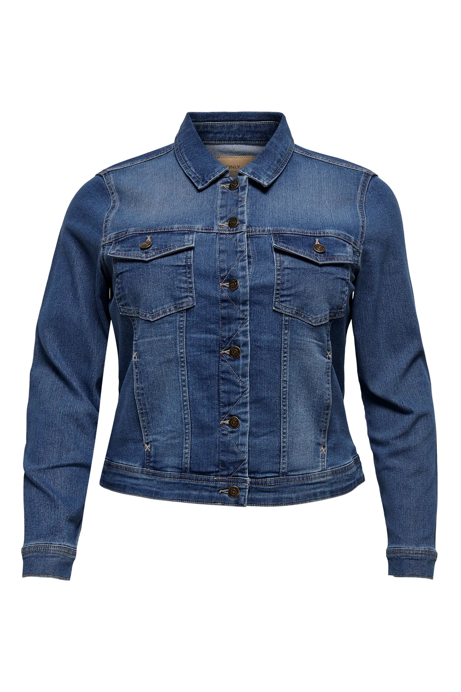 Džinsinė striukė ONLY CARMAKOMA 15224741-Medium-Blue