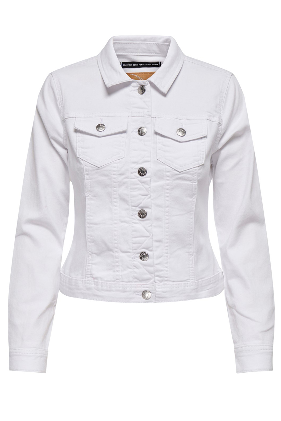 Džinsinė striukė ONLY 15243147-White