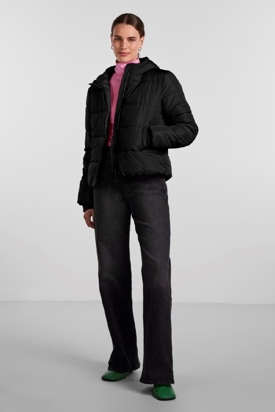 Žieminė striukė PIECES 17115626-Black