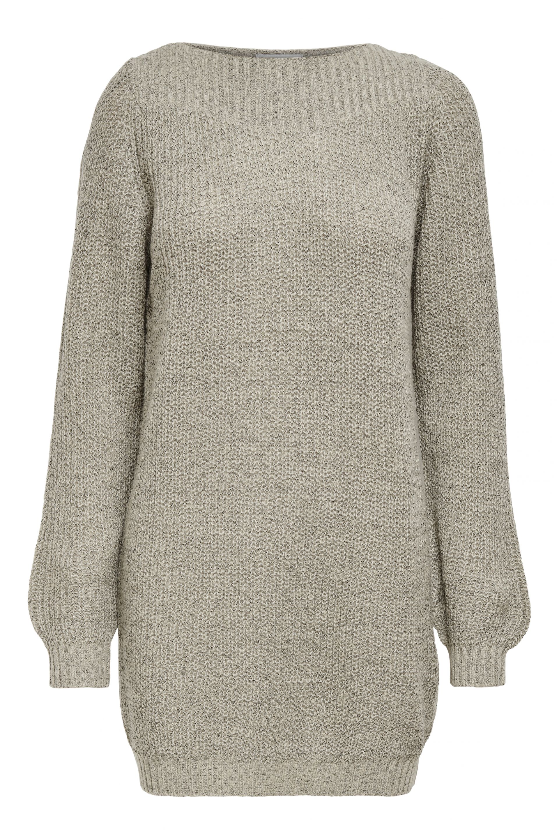 Megzta suknelė JACQUELINE DE YONG 15234103-Cement-WBP