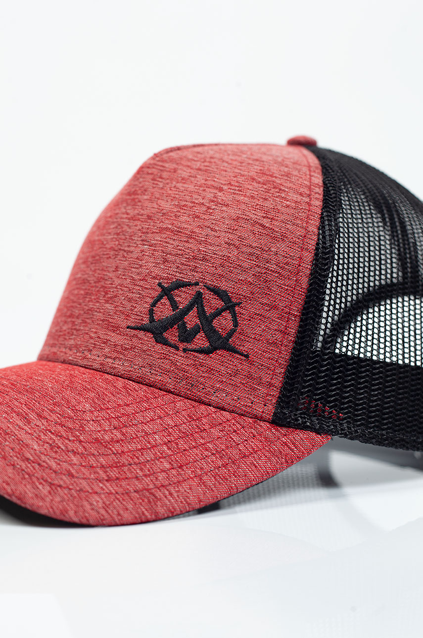 Kepurė X JEANS RAPPER-MELANGE-RED