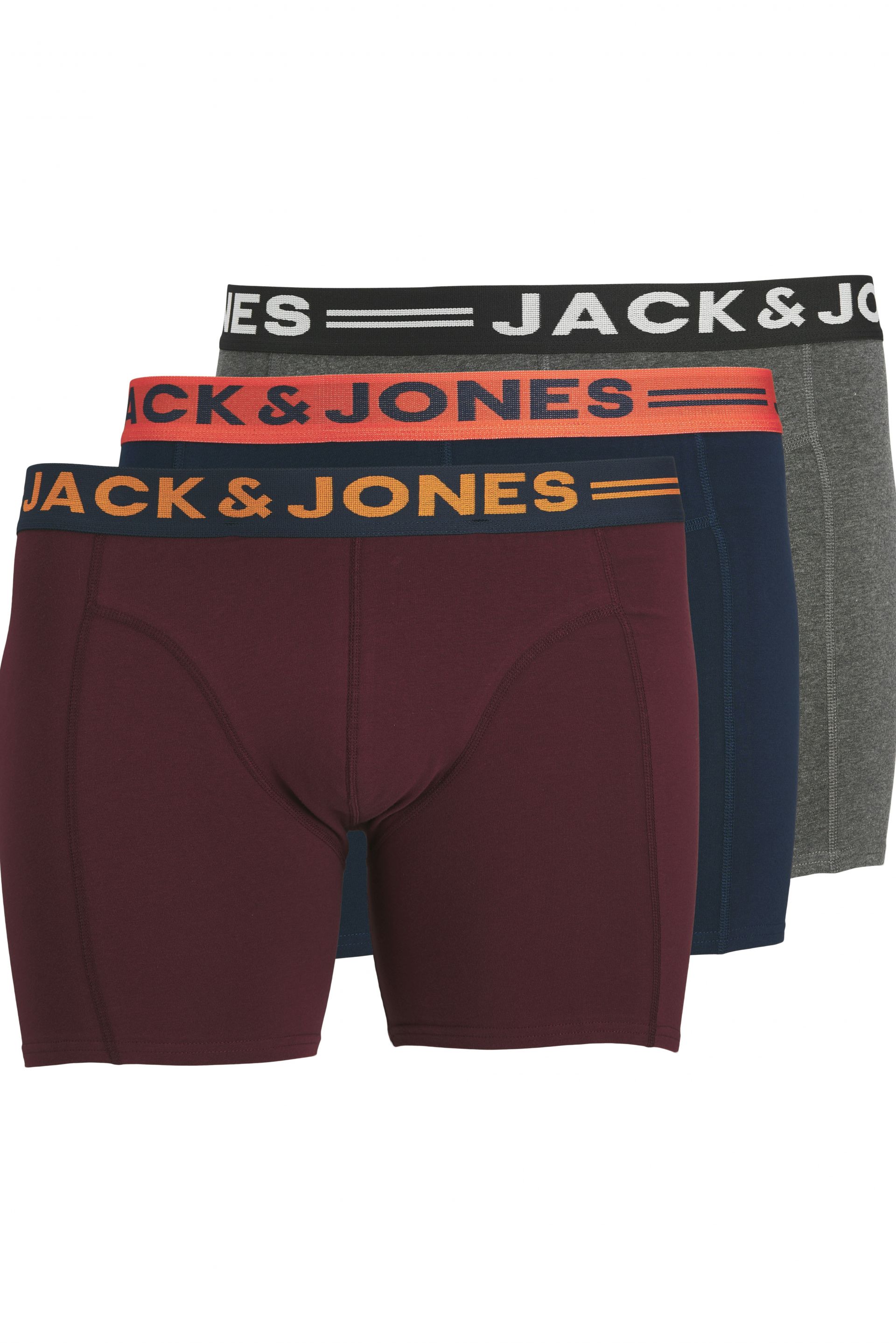Bokserio šortai JACK & JONES 12147592-Burgundy