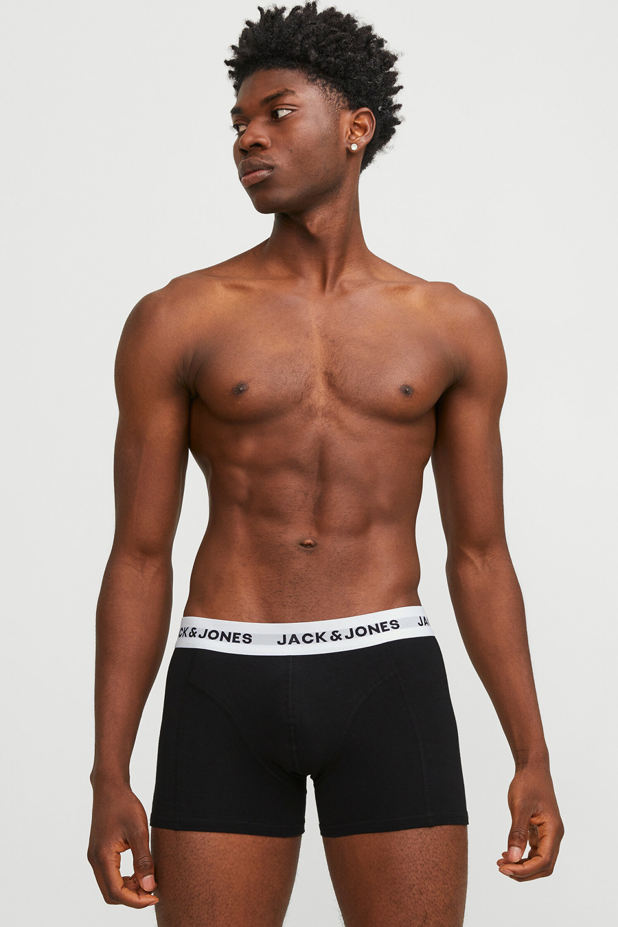 Bokserio šortai JACK & JONES 12254366-Black-Black-WB