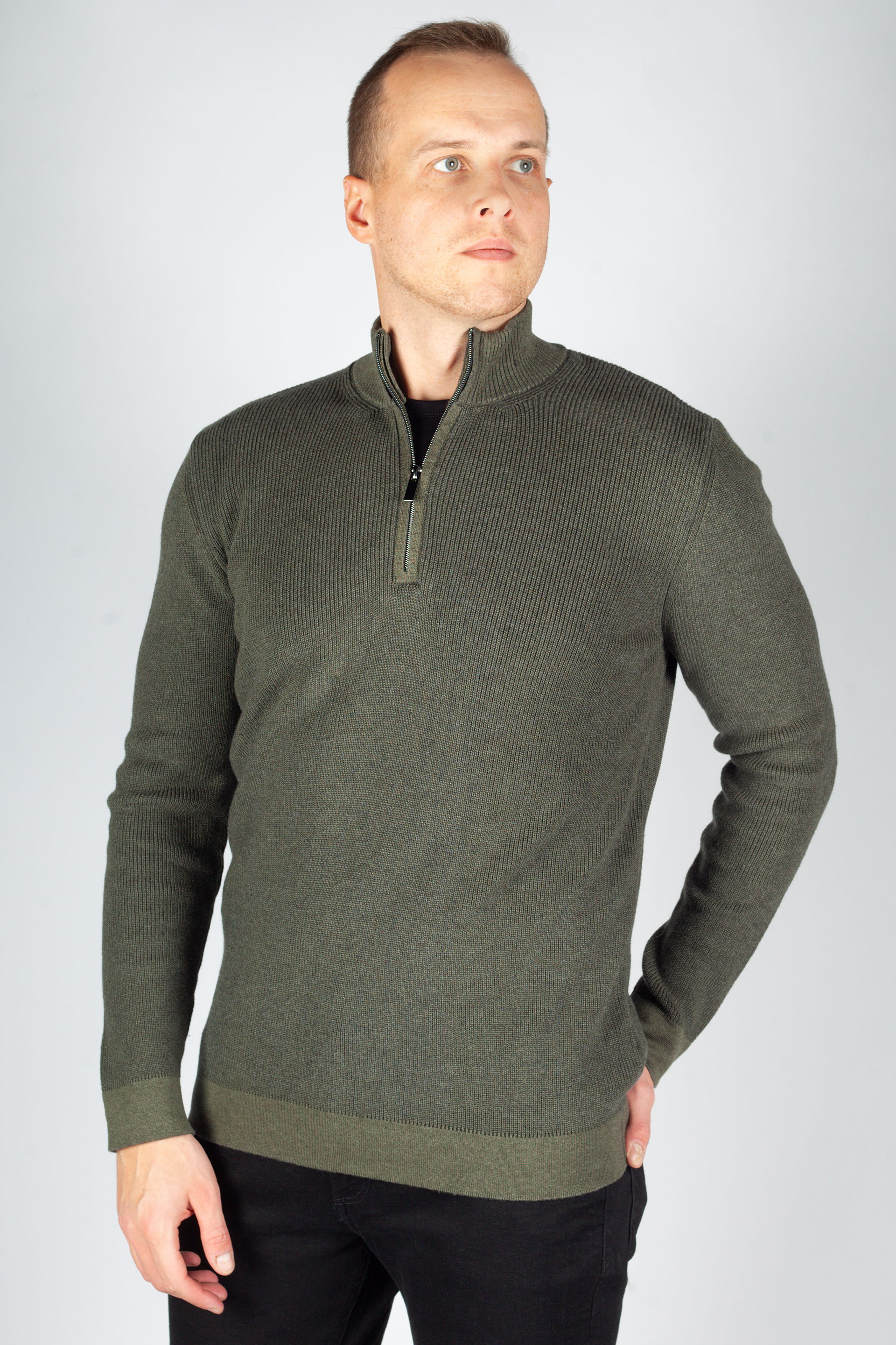 Megztinis MCL 33812-HAKI-MELANJ