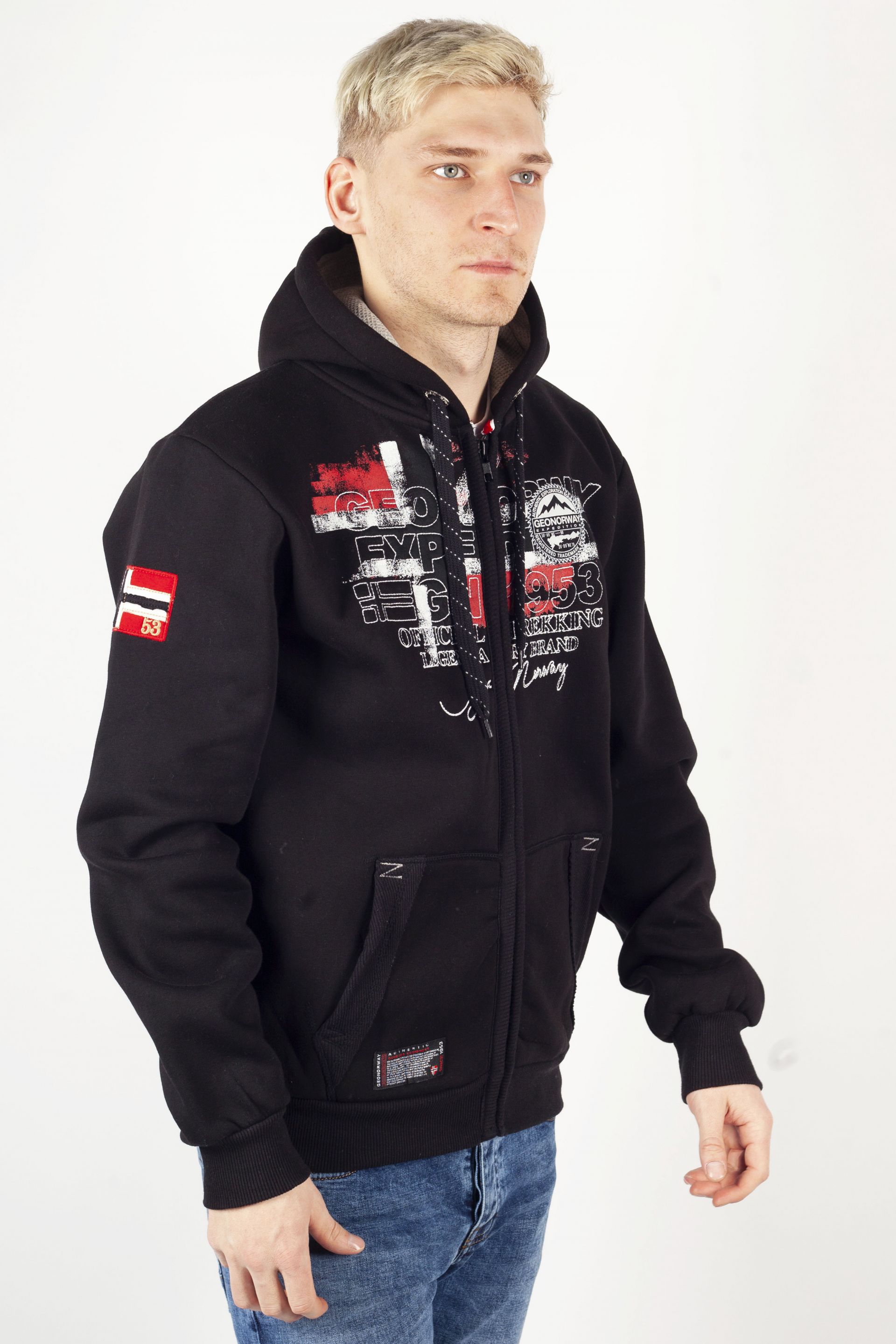 Džemperis GEOGRAPHICAL NORWAY GUTTA-BLACK