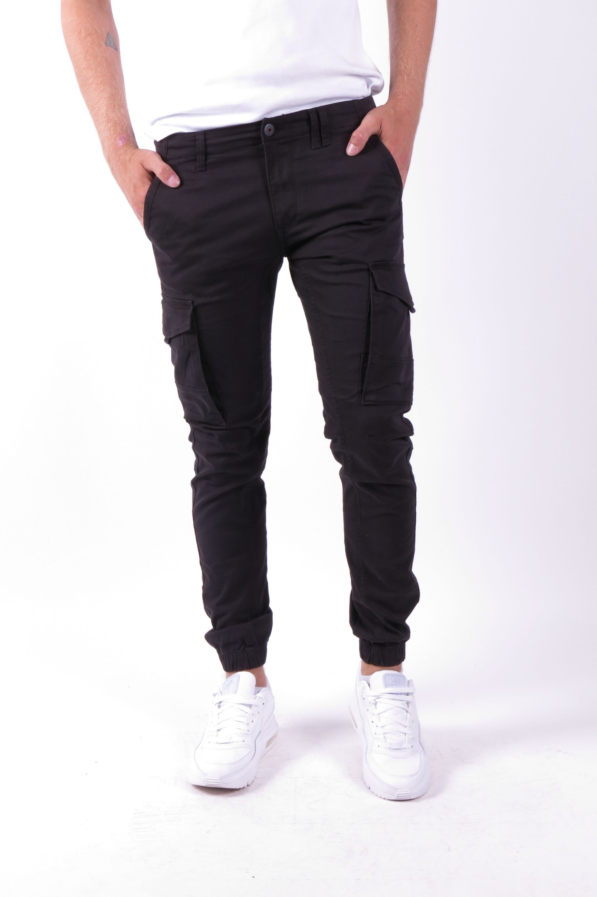 Cargo kelnės JACK & JONES 12139912-Black