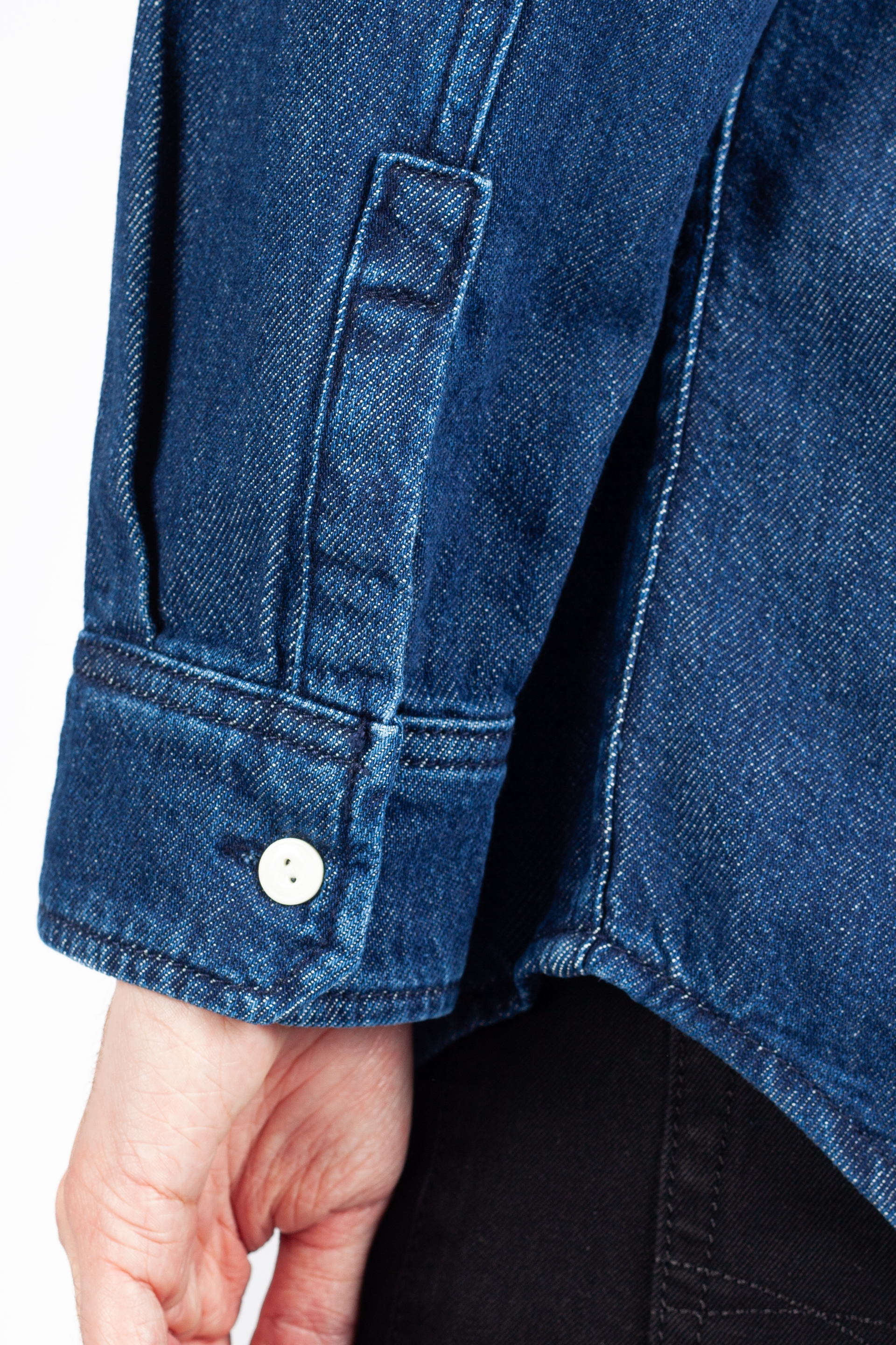 Džinsiniai marškiniai JACK & JONES 12275137-Dark-Denim