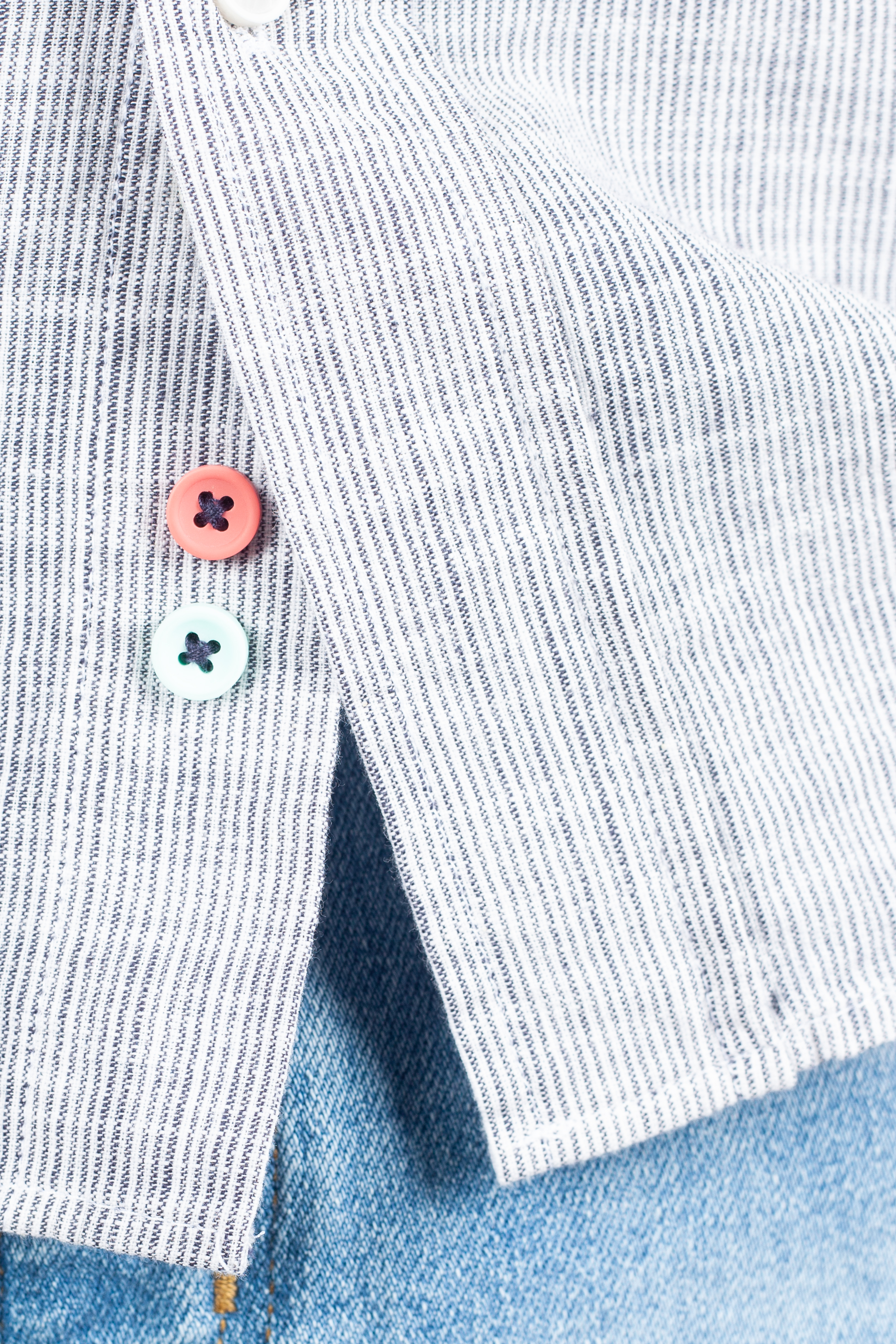 Lininiai marškiniai MCL 32847-LACIVERT