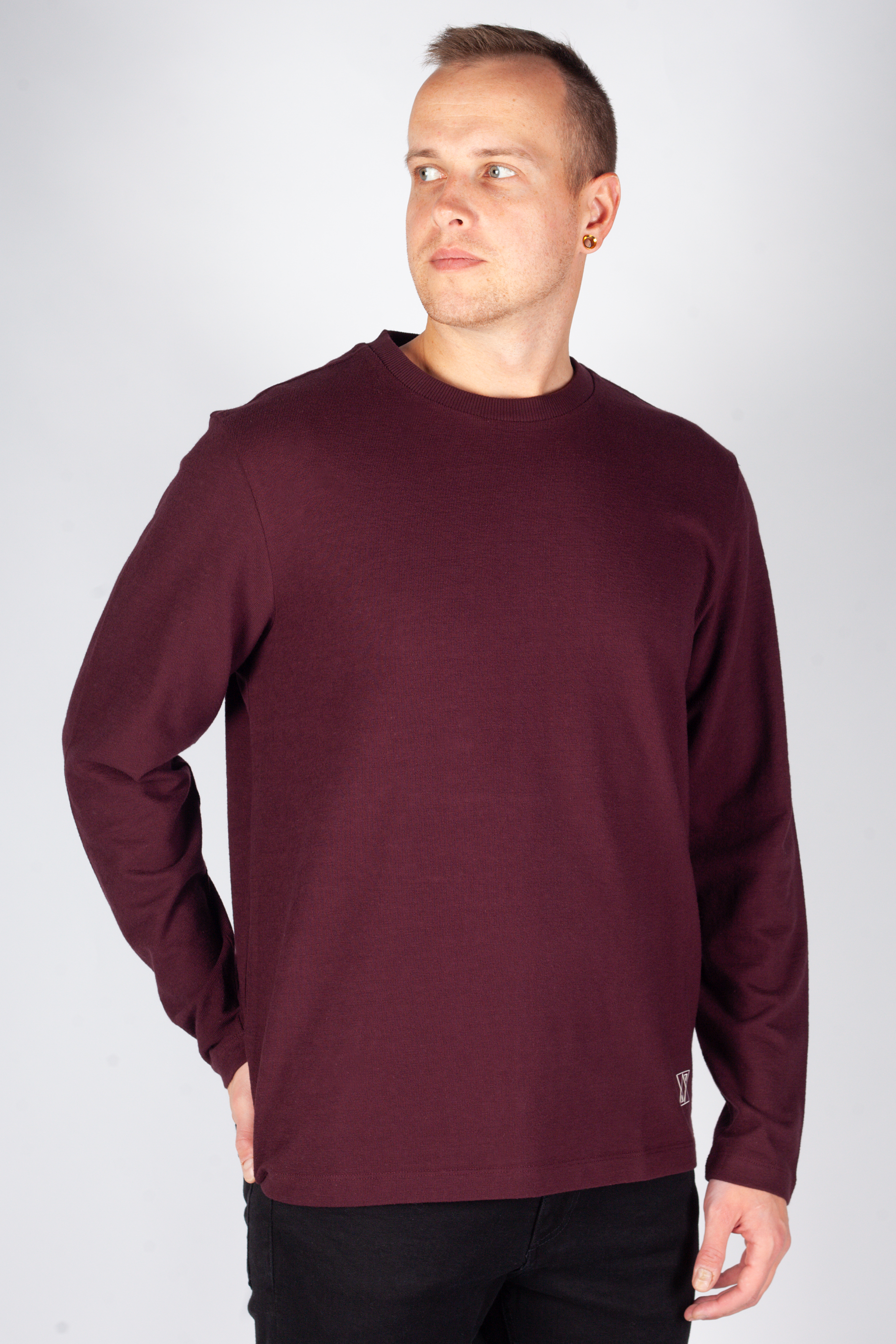 Marškinėliai XINT 502283-BORDO