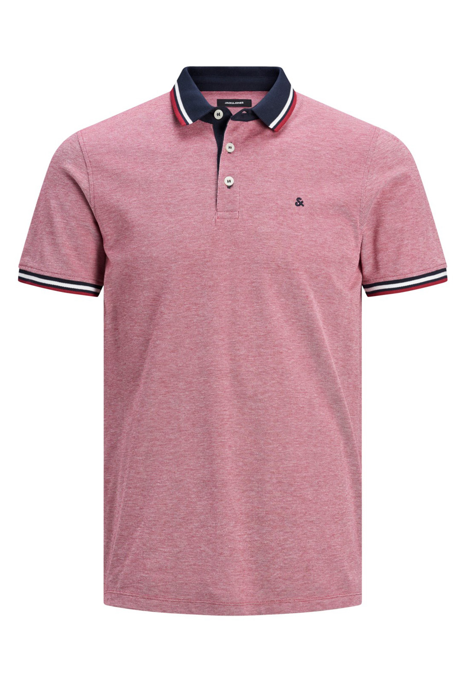 Polo marškinėliai JACK & JONES 12136668-Rio-Red