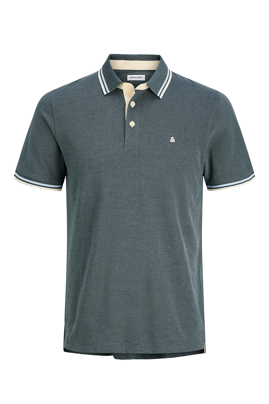 Polo marškinėliai JACK & JONES 12136668-Stormy-Weathe
