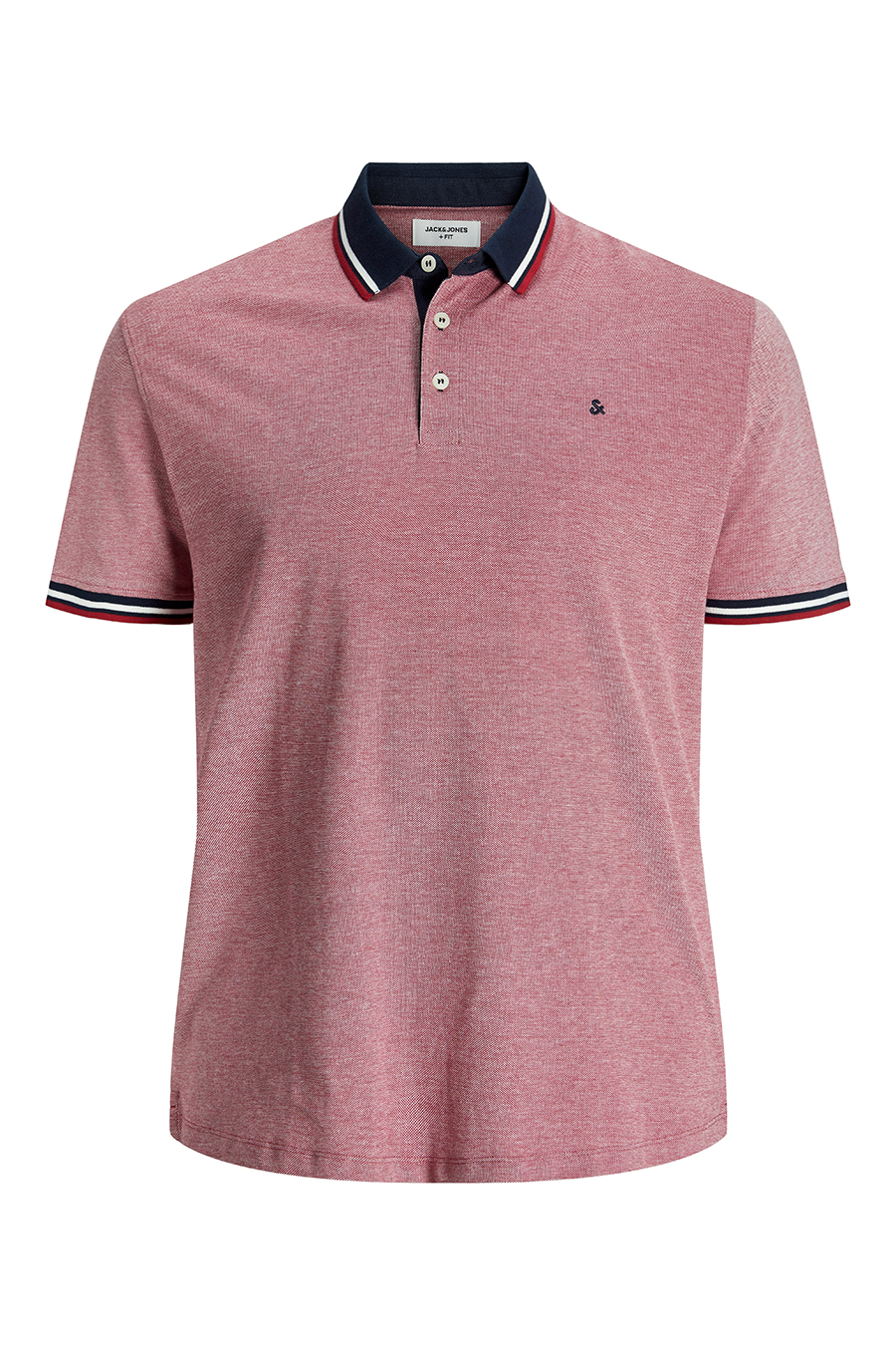 Polo marškinėliai JACK & JONES 12143859-Rio-Red-PS
