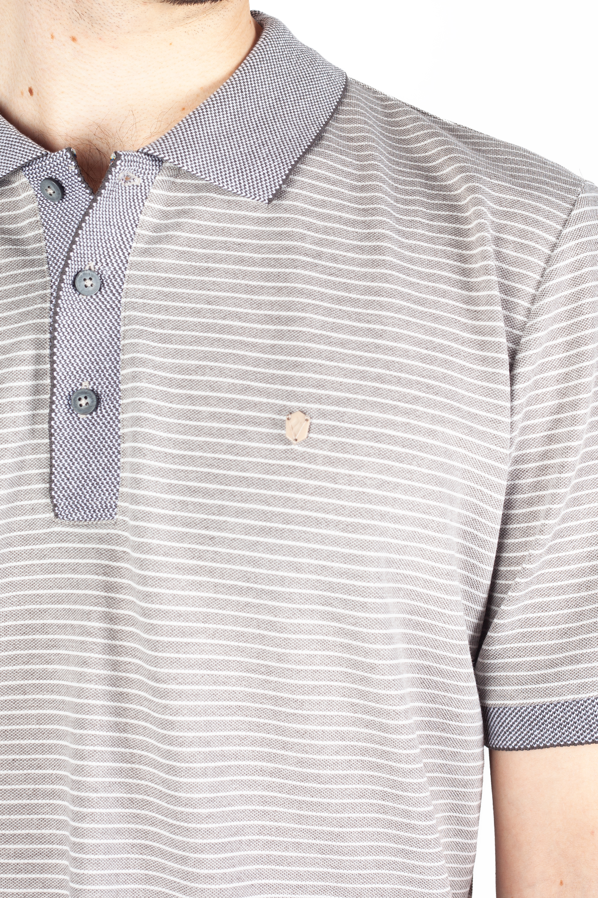 Polo marškinėliai MCL 39934-KAHVEMELANJ