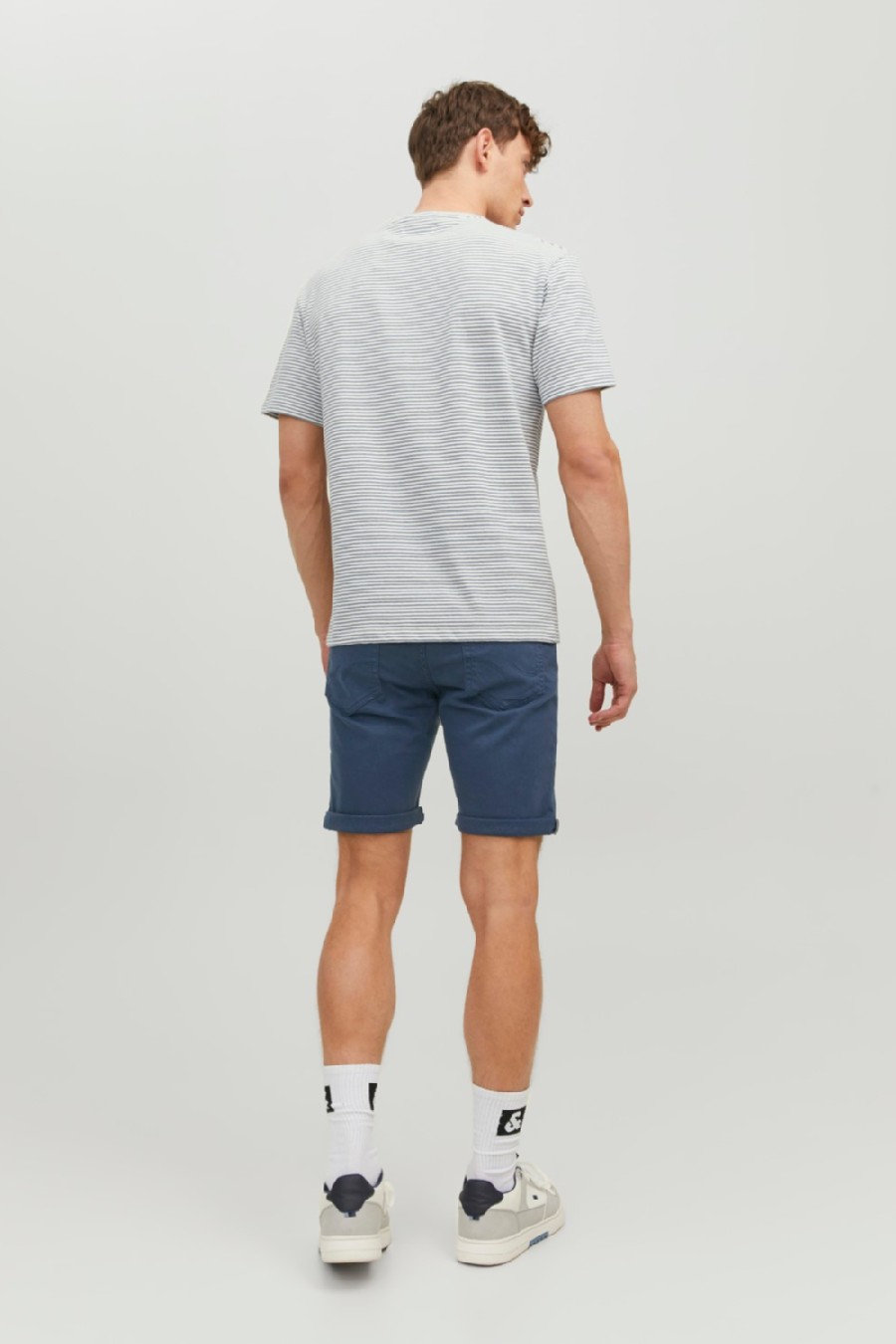 Džinsiniai šortai JACK & JONES 12232400-Navy-Blazer