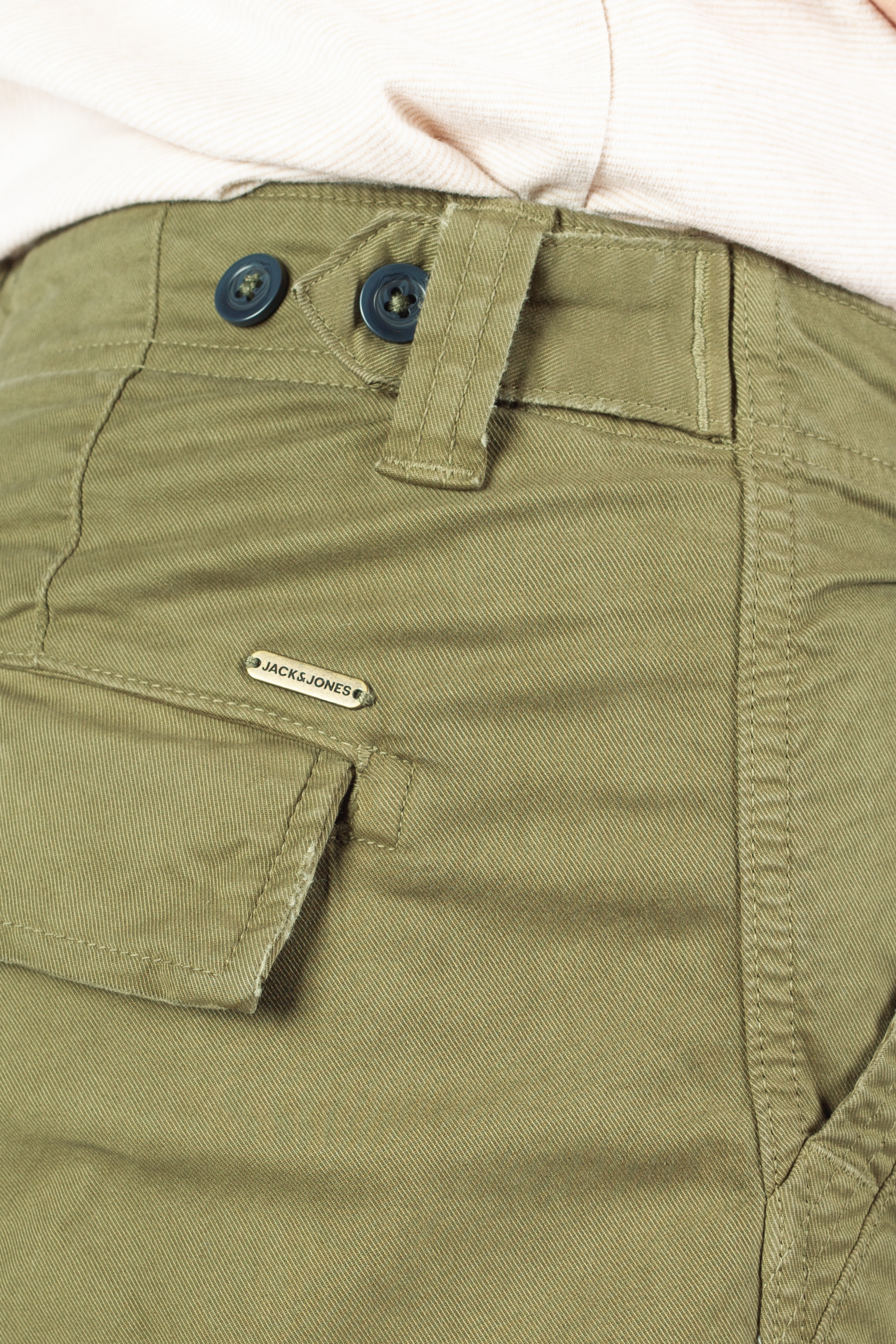 Įvairūs šortai JACK & JONES 12274211-Olive-Night