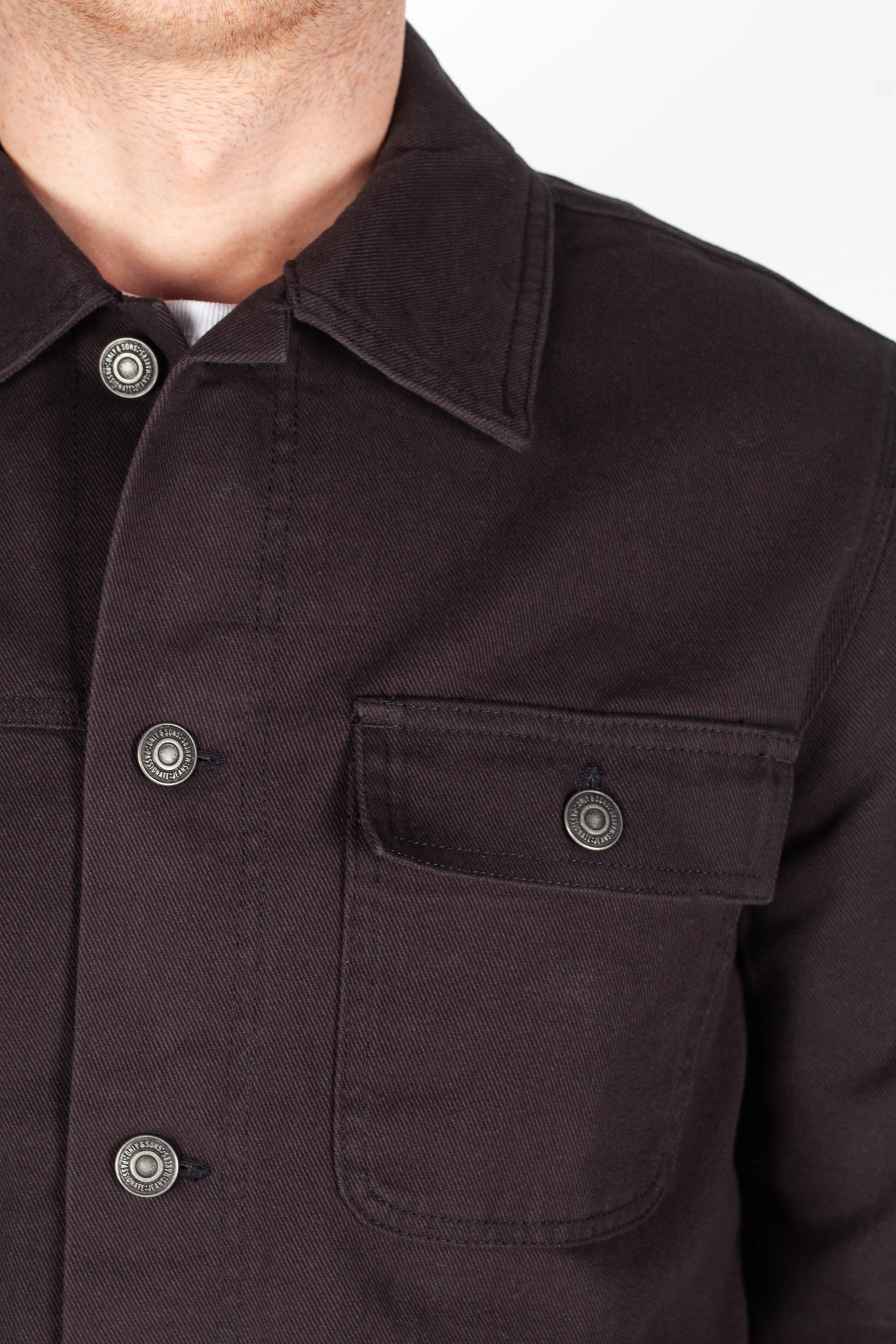 Džinsinė striukė ONLY & SONS 22031296-Black