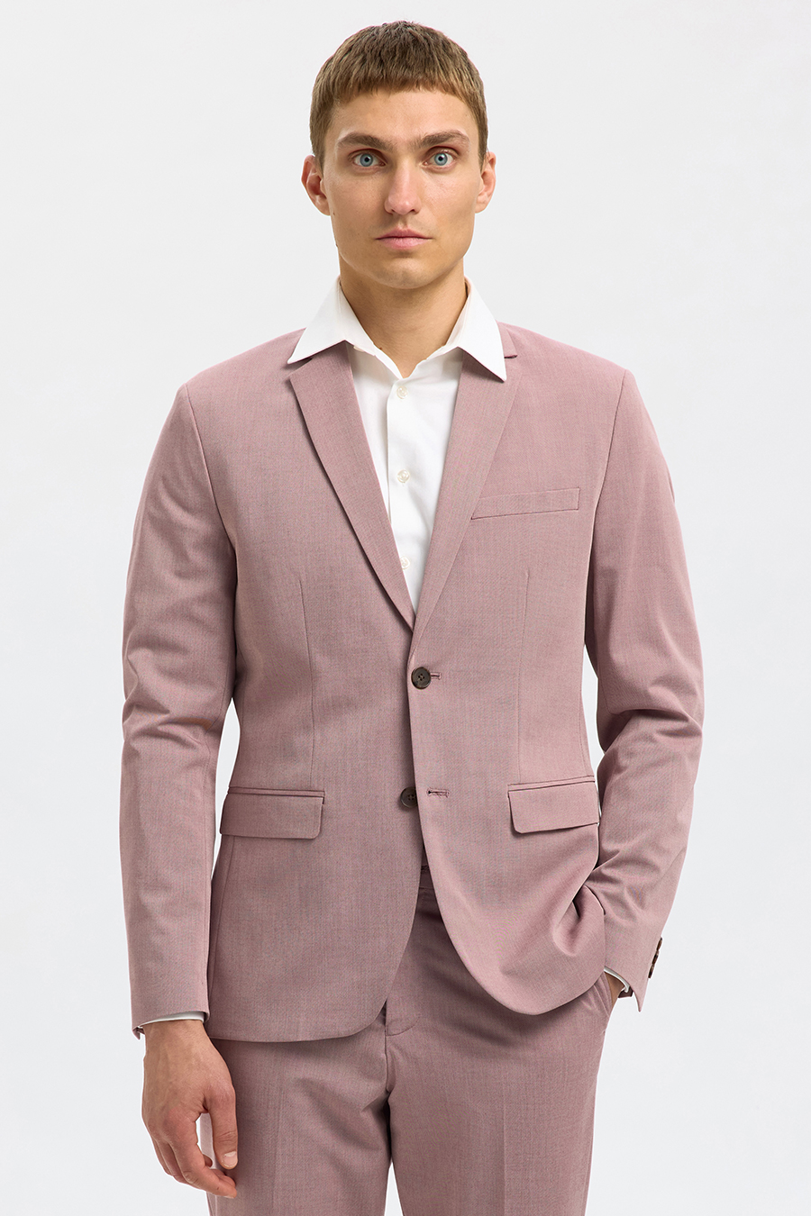 Švarkas SELECTED 16097080-Light-Pink