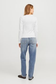 Marškinėliai ilg. rankovėmis JJXX 12258414-Bright-White