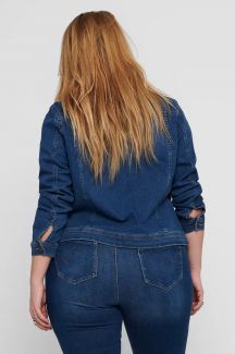 Džinsinė striukė ONLY CARMAKOMA 15224741-Medium-Blue