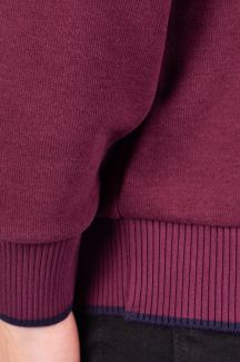 Megztinis MCL 27643-BORDO-MELANJ