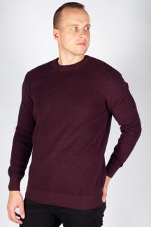 Megztinis MCL 33813-BORDO-MELANJ