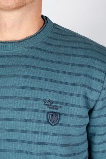 Megztinis MCL 39681-TURKUAZMELANJ