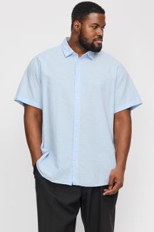 Lininiai marškiniai JACK & JONES 12269090-Chambray-Blue